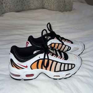 Nike Women's Sneakers - White, Black, Orange, Red